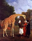 The Nubian Giraffe by Jacques-Laurent Agasse